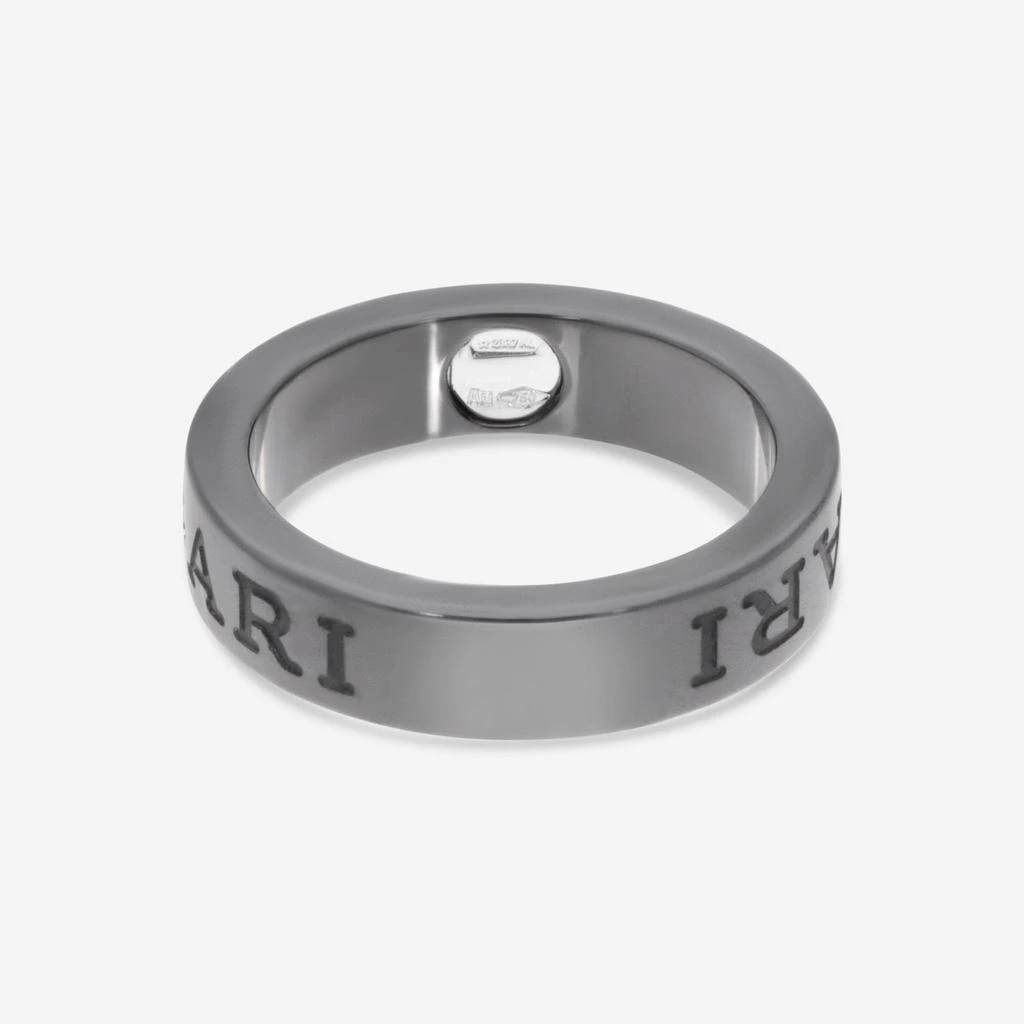 商品BVLGARI|Bulgari Bulgari Black Ceramic & 18K White Gold Diamond Ring 348847,价格¥6507,第3张图片详细描述