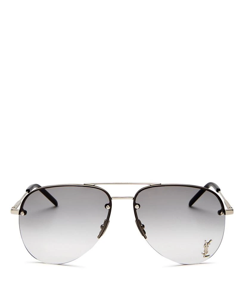 CLASSIC 11 M Brow Bar Aviator Sunglasses, 59mm 商品