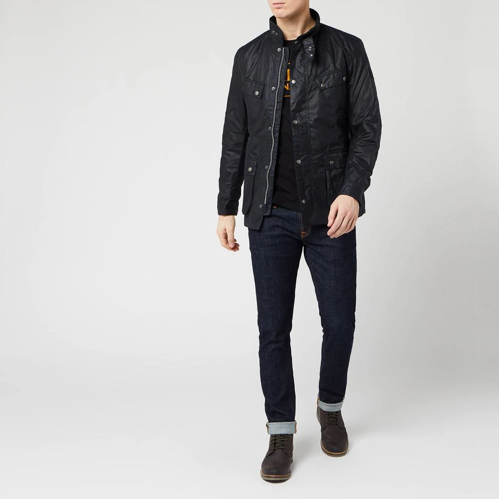 商品Barbour|Barbour International Duke Waxed Cotton Jacket,价格¥1317,第3张图片详细描述