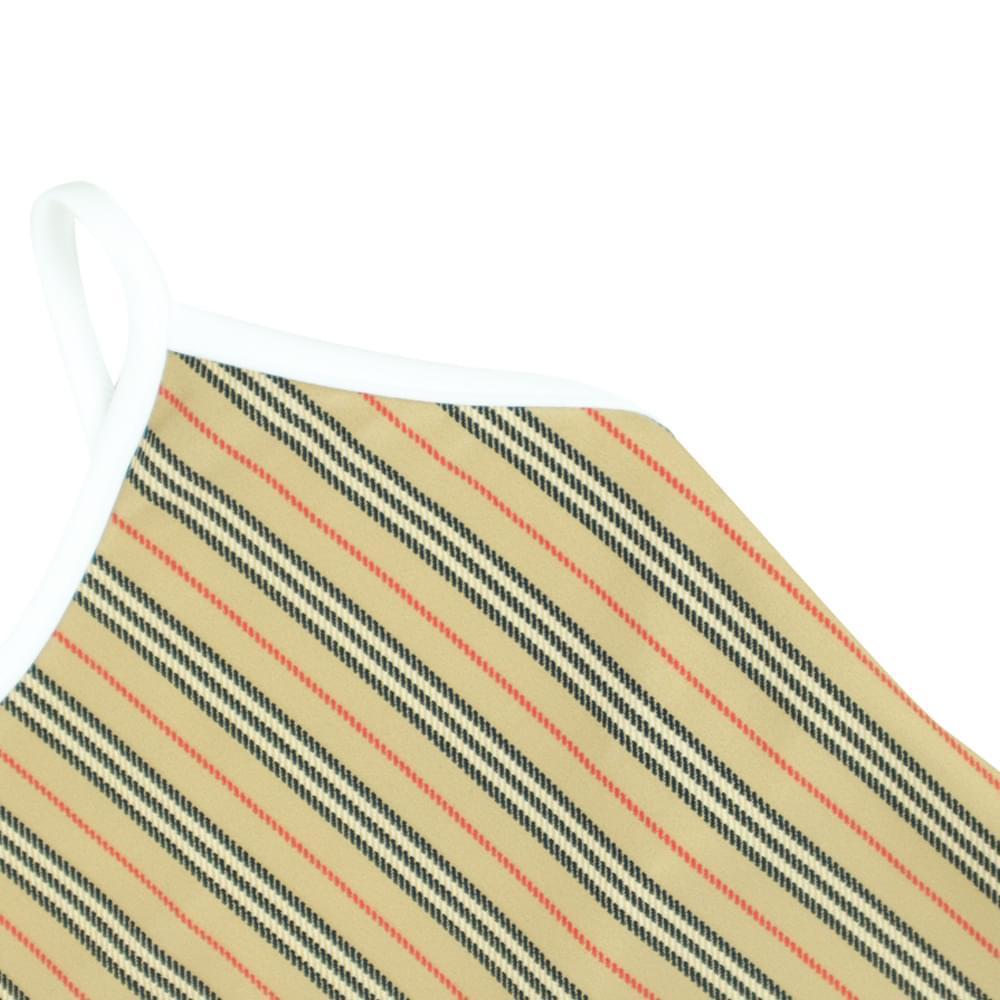 商品Burberry|Beige Stripe Mini Sandie Swimsuit,价格¥935,第1张图片