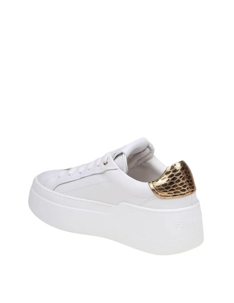 商品Salvatore Ferragamo|Dahlia Sneakers In White Leather,价格¥6006,第4张图片详细描述