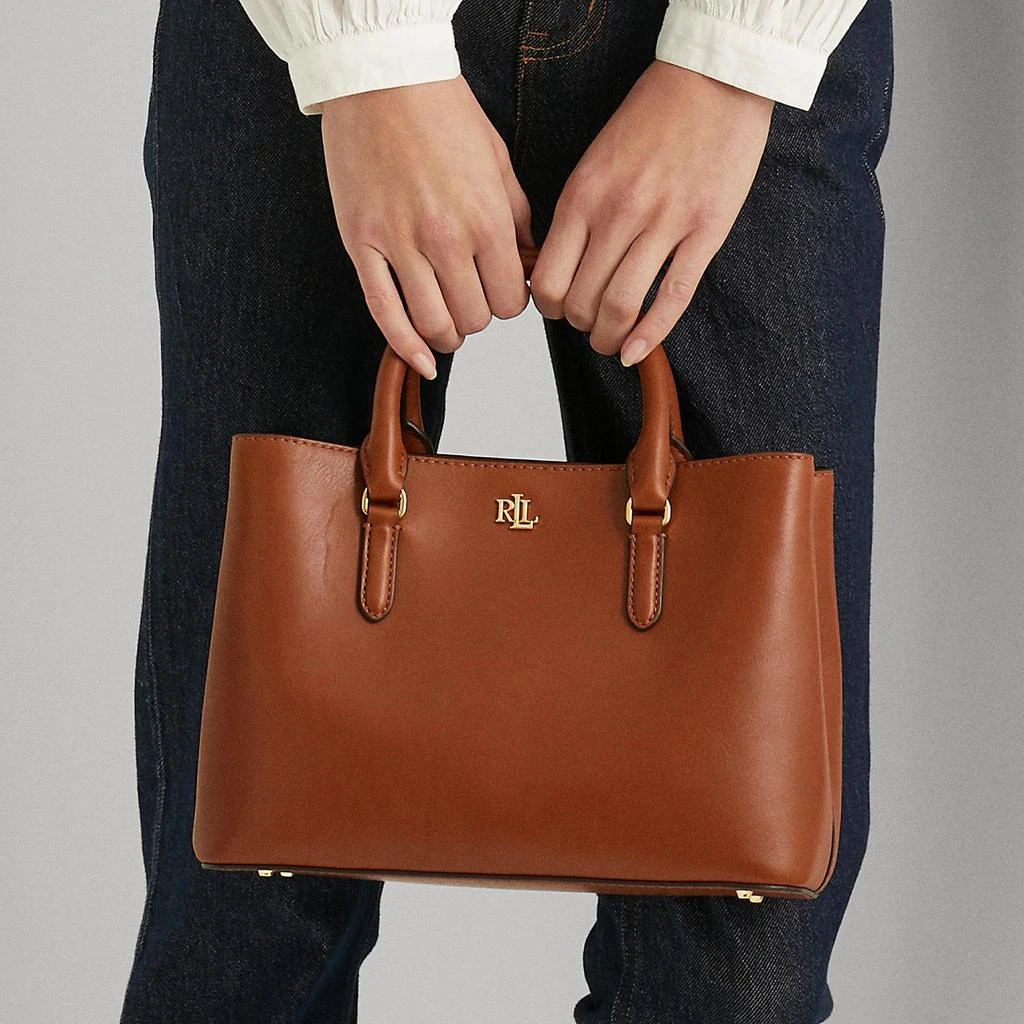 商品Ralph Lauren|Lauren Ralph Lauren Marcy Leather Small Tote Bag,价格¥3263,第2张图片详细描述