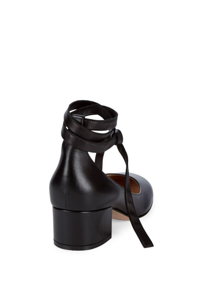 商品Gianvito Rossi|Lace-Up Leather Pumps,价格¥2050,第2张图片详细描述