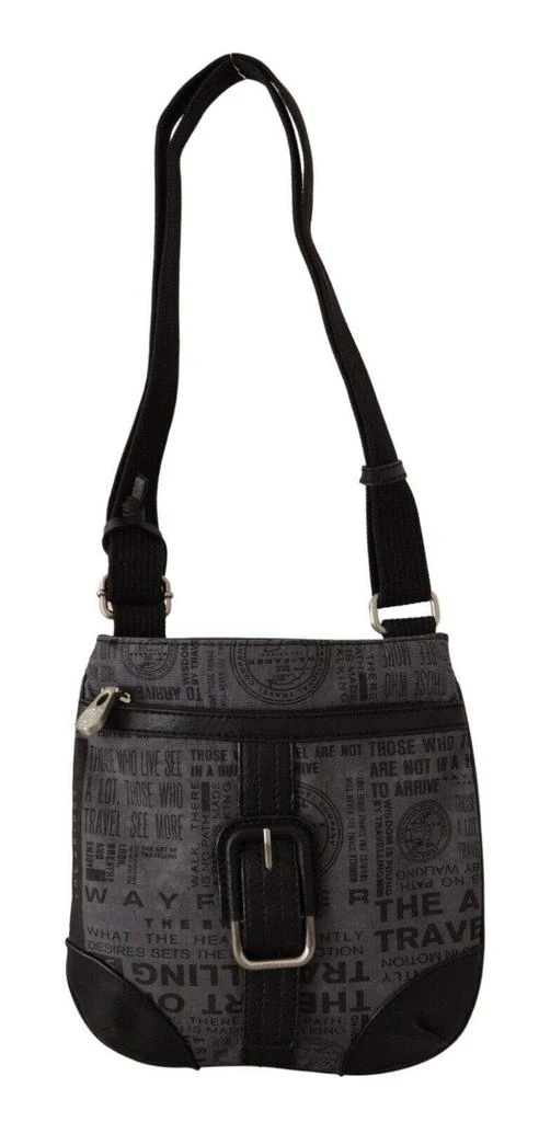 商品WAYFARER|WAYFARER Gray Printed Logo Shoulder Crossbody Purse Bag,价格¥922,第2张图片详细描述