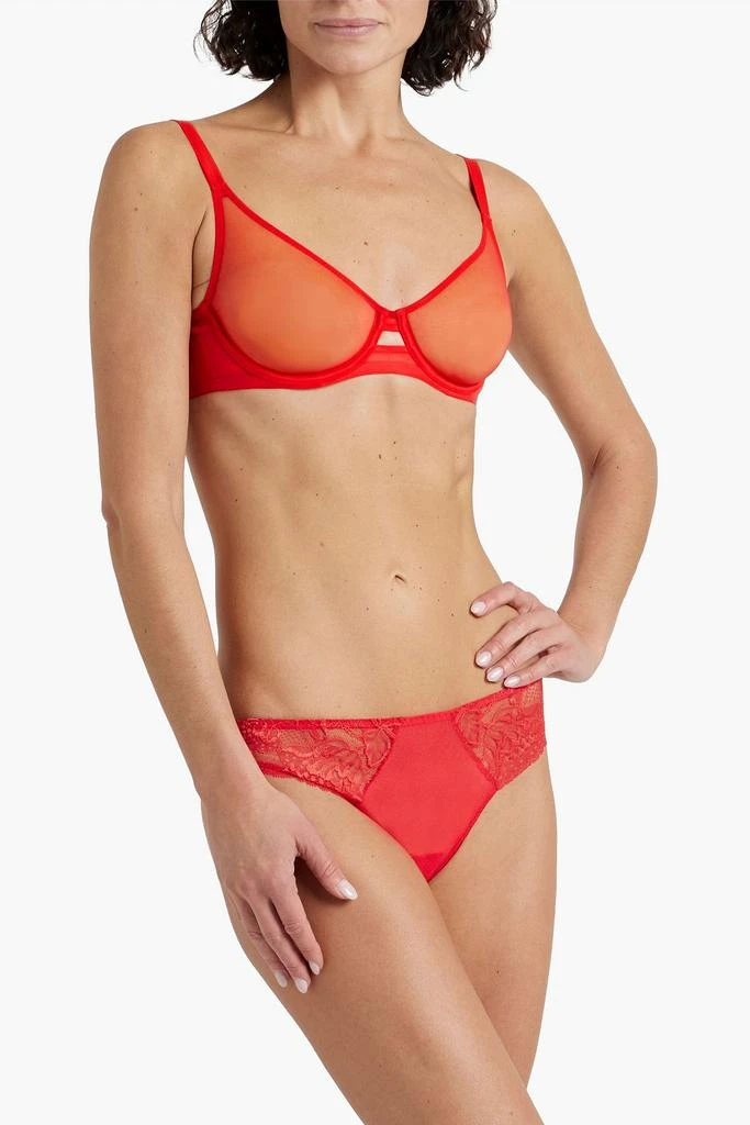 商品L'Agent by Agent Provocateur|Lucky tulle underwired bra,价格¥402,第2张图片详细描述