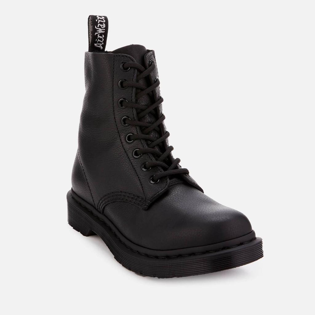 商品Dr. Martens|Dr. Martens Women's 1460 Pascal Virginia Leather 8-Eye Boots - Black Mono,价格¥1363,第4张图片详细描述
