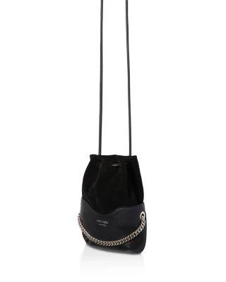 商品meli melo|Hetty Velvet & Leather Bucket Bag,价格¥2748,第4张图片详细描述