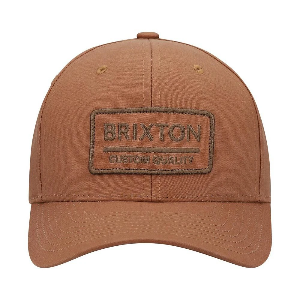 商品Brixton|Men's Brown Palmer Proper Crossover Snapback Hat,价格¥165,第2张图片详细描述