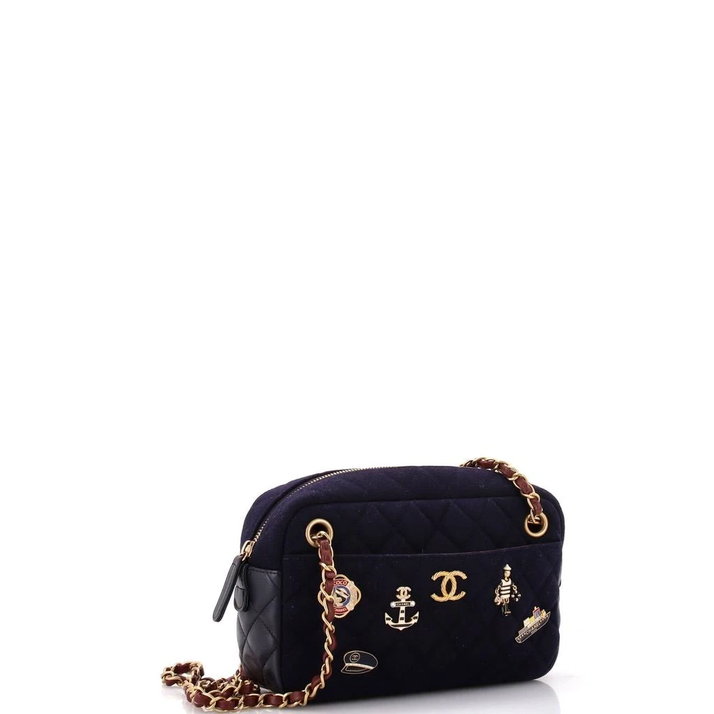 商品[二手商品] Chanel|Paris-Hamburg Charms Camera Bag Quilted Wool and Lambskin Small,价格¥23089,第2张图片详细描述