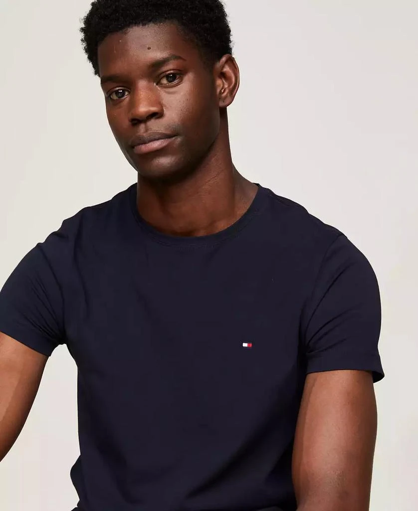商品Tommy Hilfiger|Men's Stretch Cotton Slim-Fit T-Shirt,价格¥294,第3张图片详细描述