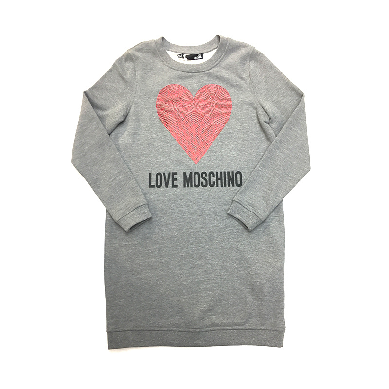 商品[国内直发] Moschino|LOVE MOSCHINO莫斯基诺女士长款卫衣卫衣裙,价格¥822,第1张图片