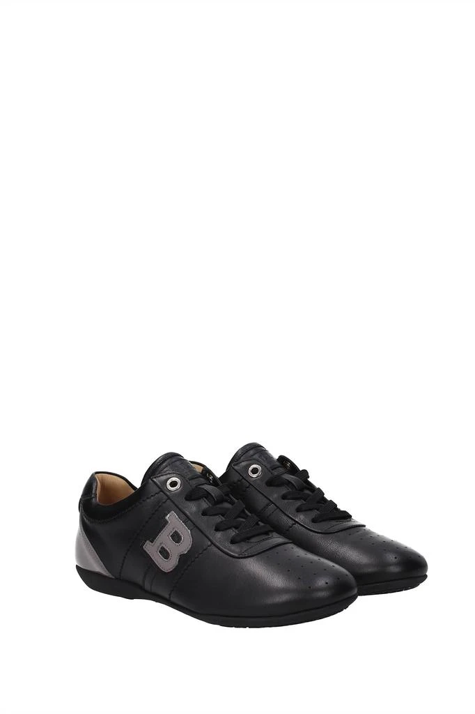 商品Bally|Sneakers Leather Black,价格¥1320,第2张图片详细描述