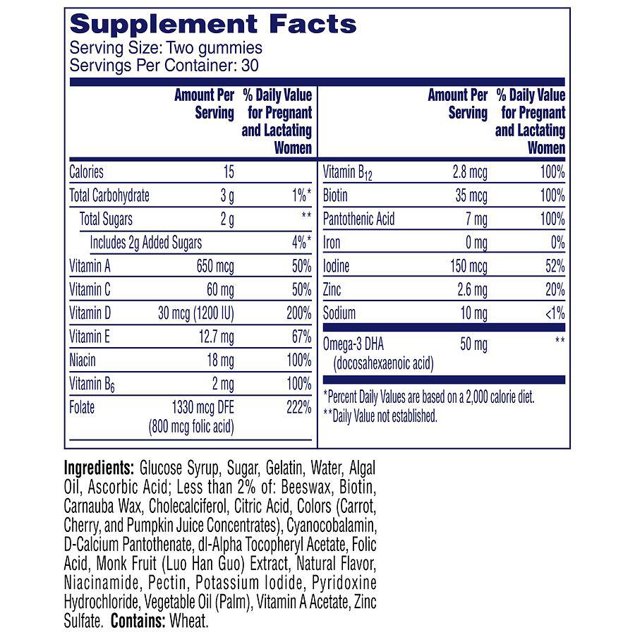 女性孕期维生素软糖 (每日1粒, 60粒)商品第4张图片规格展示