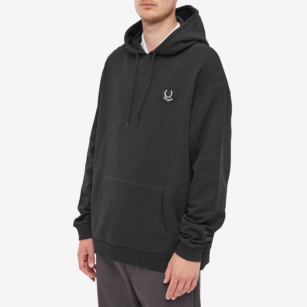 商品Fred Perry|Fred Perry x Raf Simons Patch Popover Hoody,价格¥2240,第4张图片详细描述