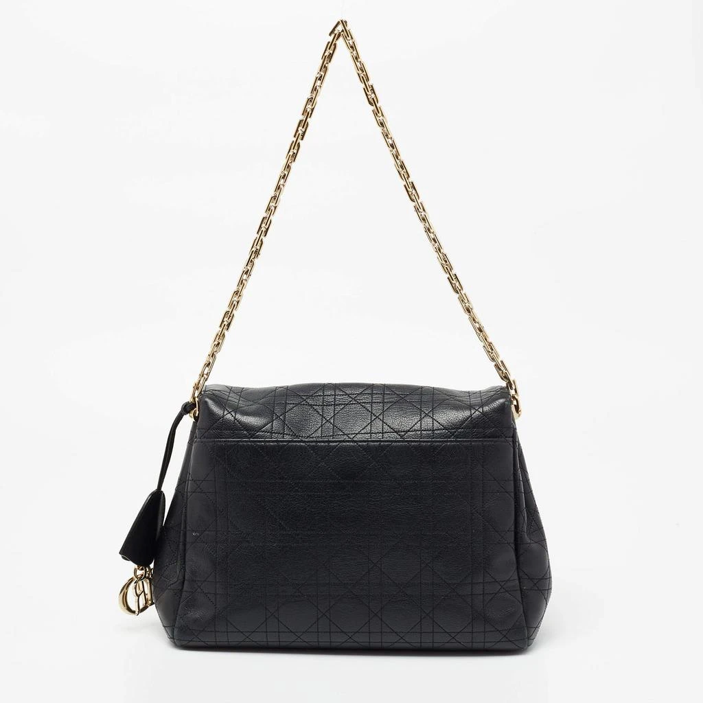 商品[二手商品] Dior|Dior Black Cannage Leather Large Diorling Shoulder Bag,价格¥5677,第4张图片详细描述