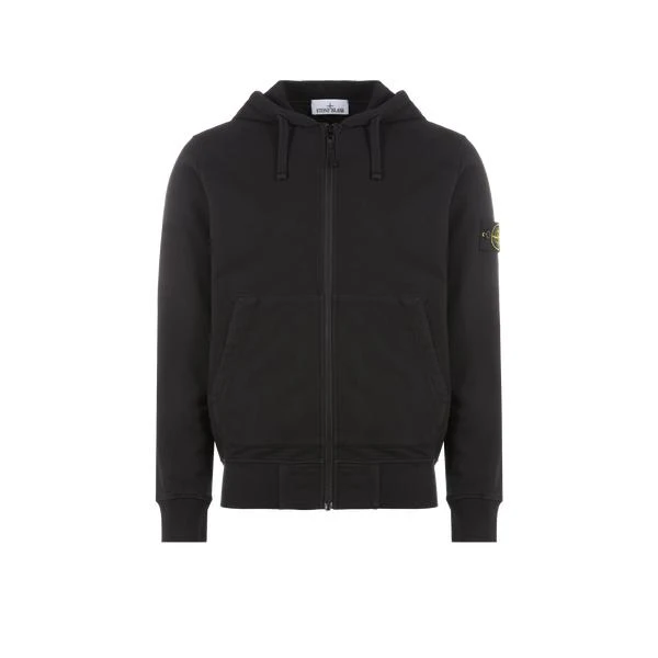 商品Stone Island|Hoodie zippé en coton,价格¥2334,第1张图片