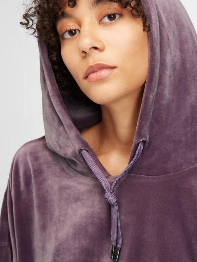 商品DKNY|CROPPED HOODED SWEATSHIRT,价格¥263,第4张图片详细描述