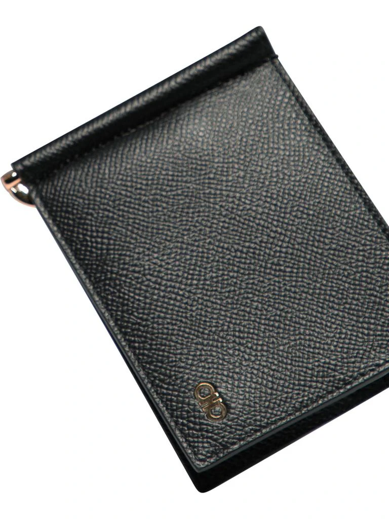 商品Salvatore Ferragamo|Gancini Wallets & Card Holders Black,价格¥1889,第4张图片详细描述