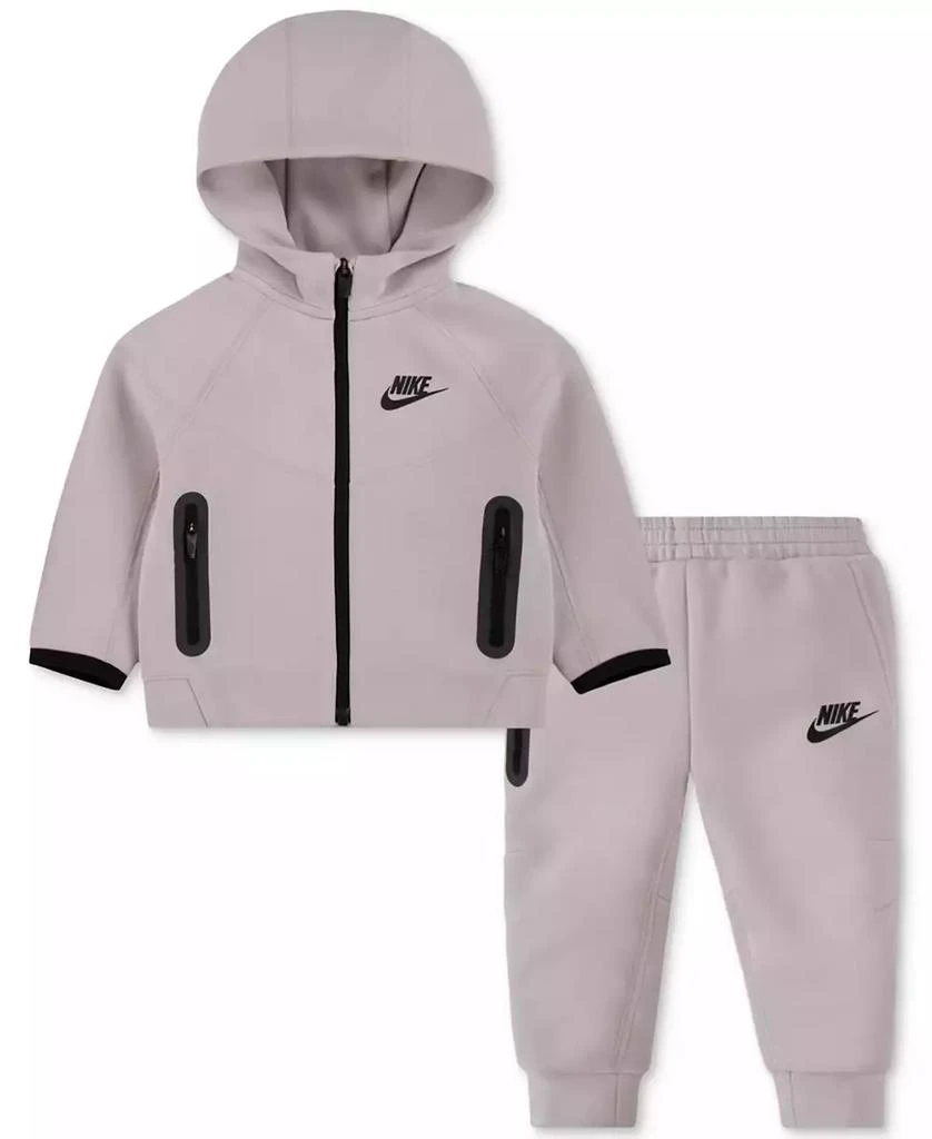 商品NIKE|Baby Tech Fleece Full-Zip Jacket & Jogger Pants, 2 Piece Set,价格¥440,第1张图片