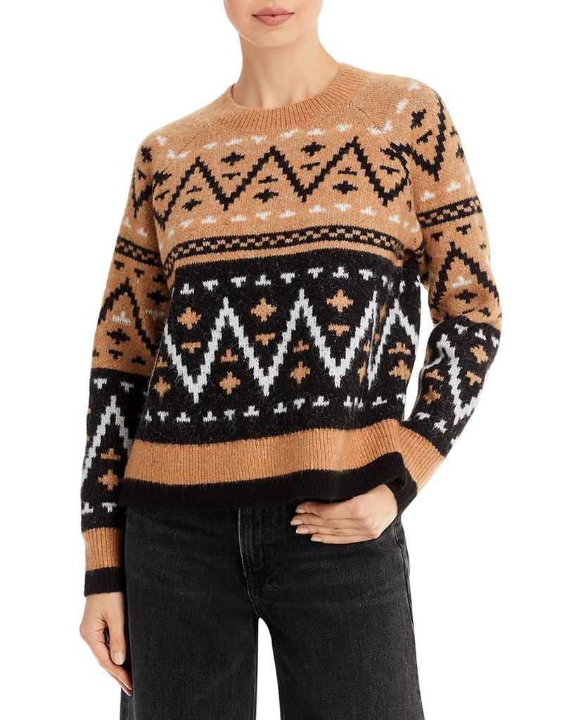 商品AQUA|Ladies Knit Fairisle Sweater - 100% Exclusive,价格¥496,第1张图片