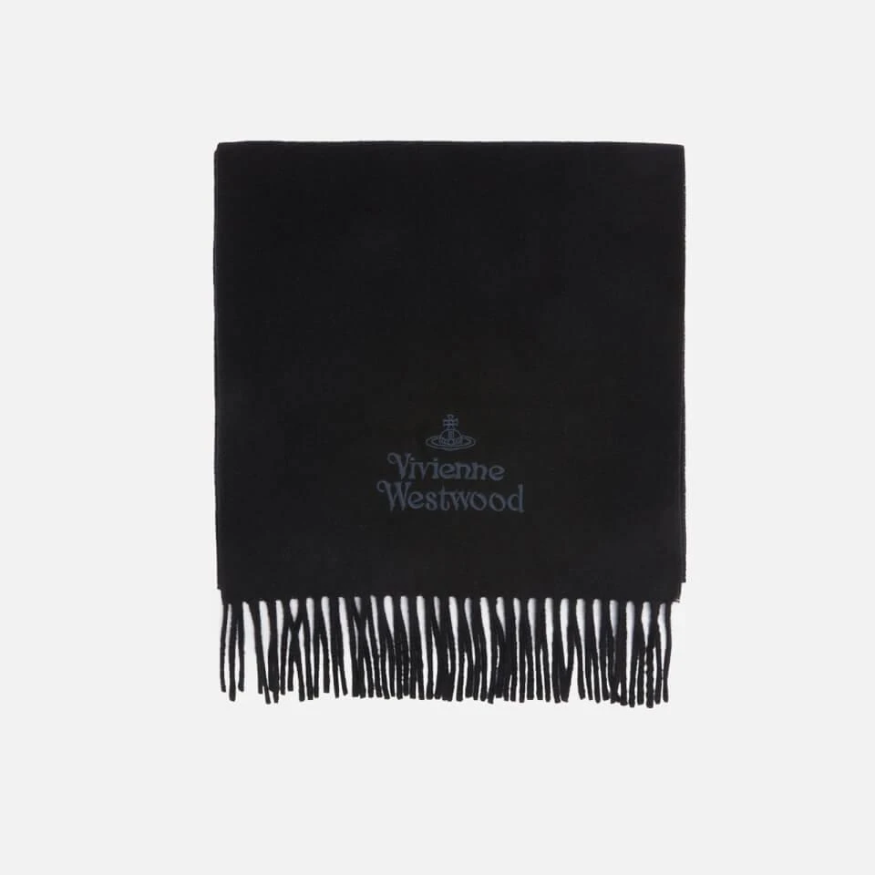 商品Vivienne Westwood|Vivienne Westwood Embroidered Logo Wool Scarf,价格¥910,第2张图片详细描述