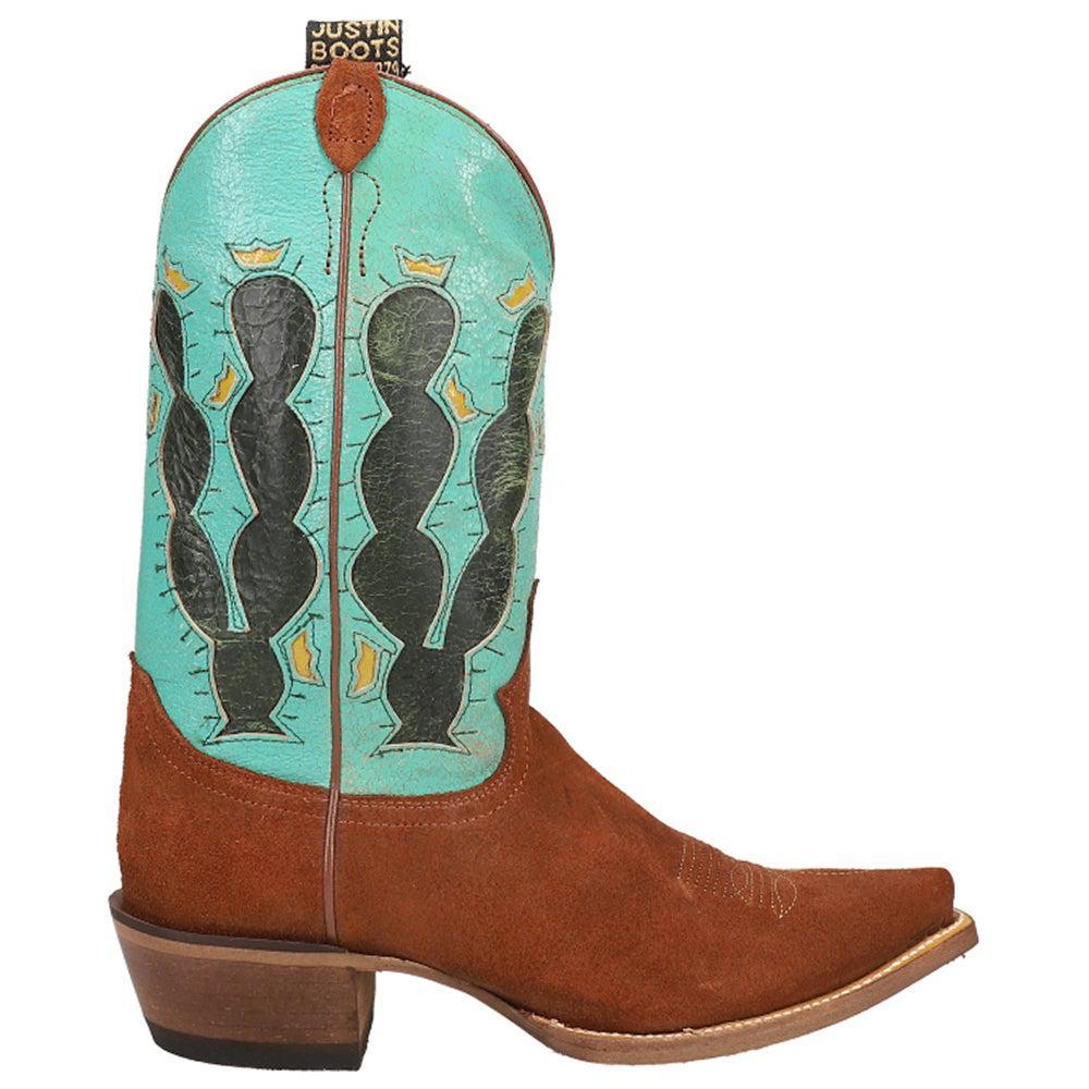 商品Justin Boots|Pearce'D Snip Toe Cowboy Boots,价格¥670,第3张图片详细描述