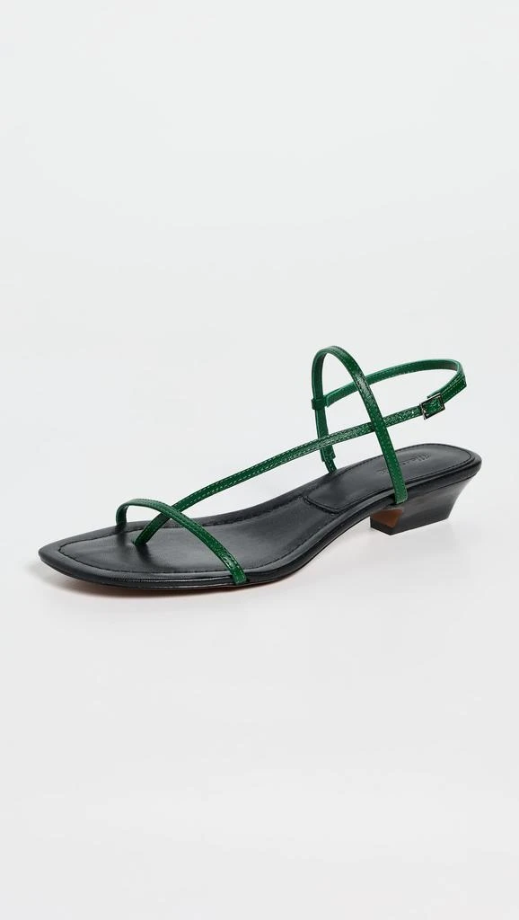 商品Madewell|The Maycie Asymmetric T-Strap Sandals,价格¥889,第1张图片
