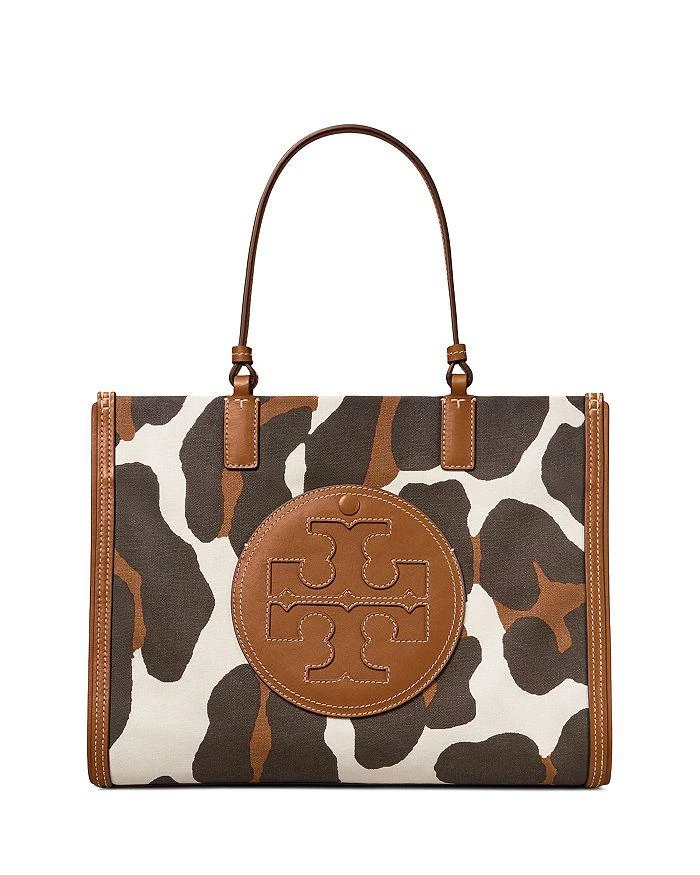 商品Tory Burch|Ella Leopard Print Canvas Tote,价格¥2242,第1张图片