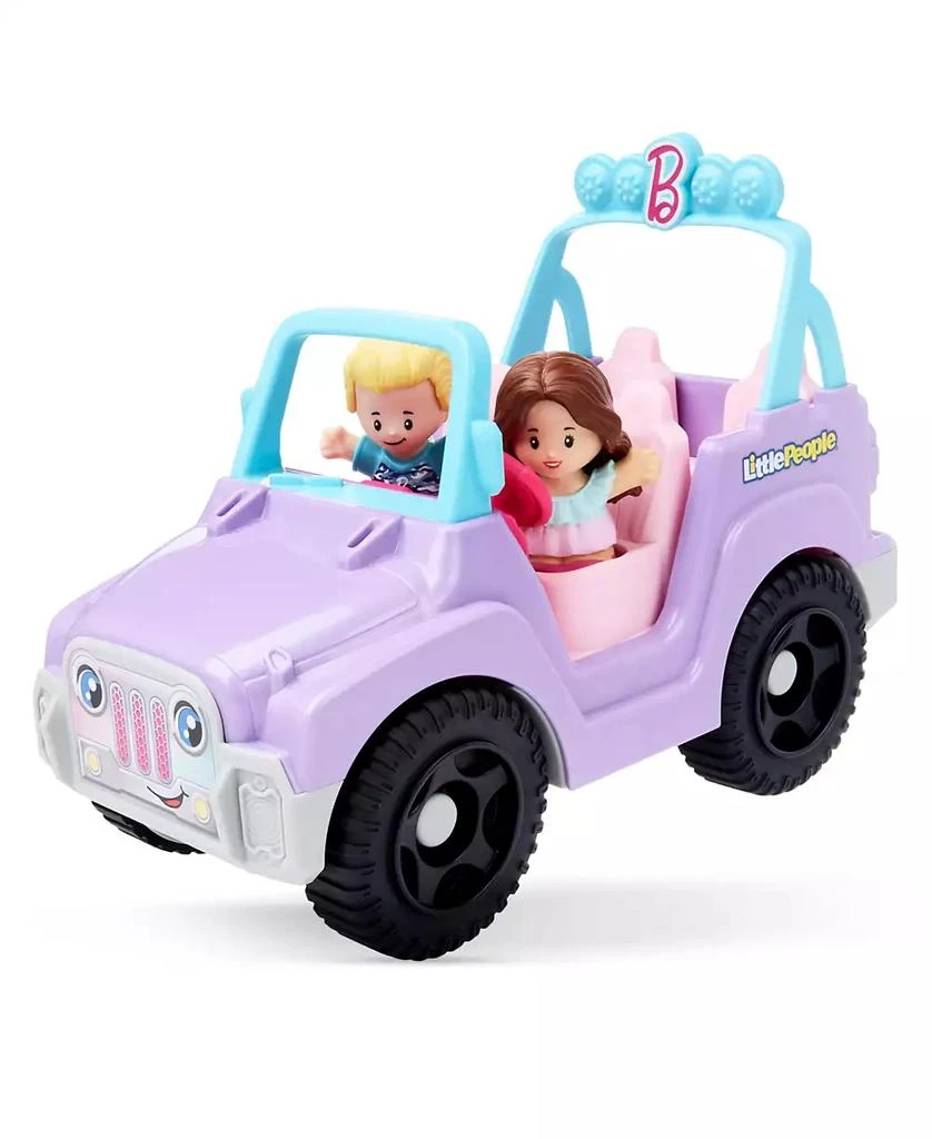 商品Fisher Price|Little People Barbie Beach Cruiser Toy Car with Music 2 Figures for Toddlers,价格¥127,第2张图片详细描述