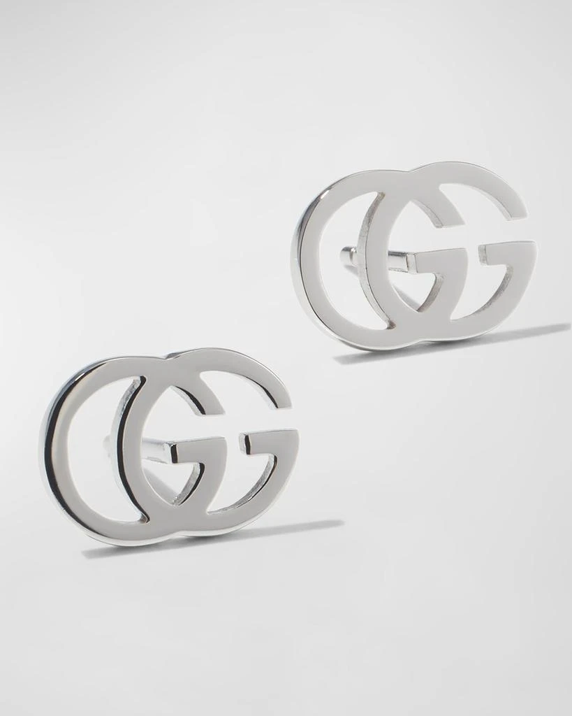 商品Gucci|18K Gold Running G Stud Earrings,价格¥5948,第1张图片详细描述