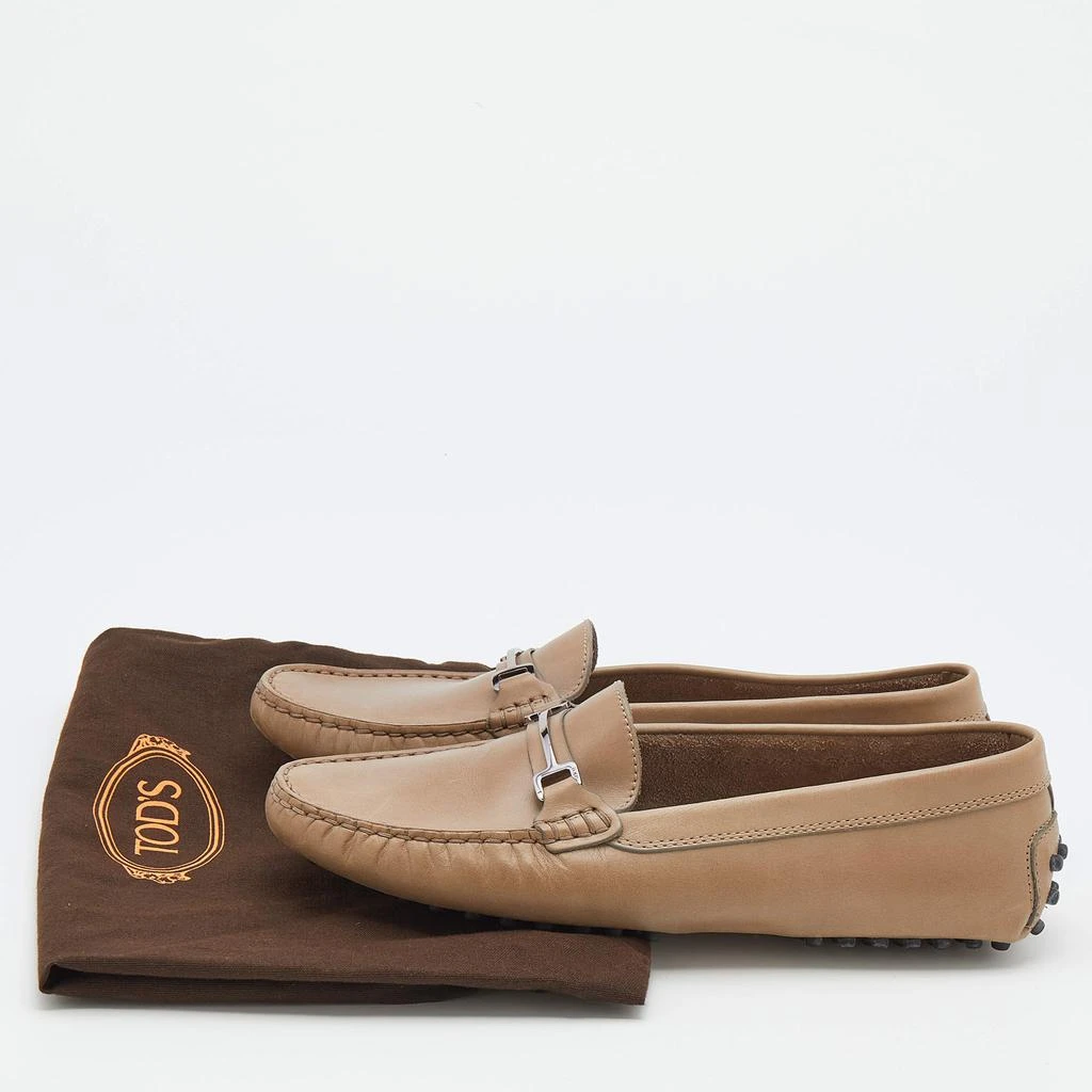 Tod's Sand Brown Leather Slip On Loafers Size 38 商品