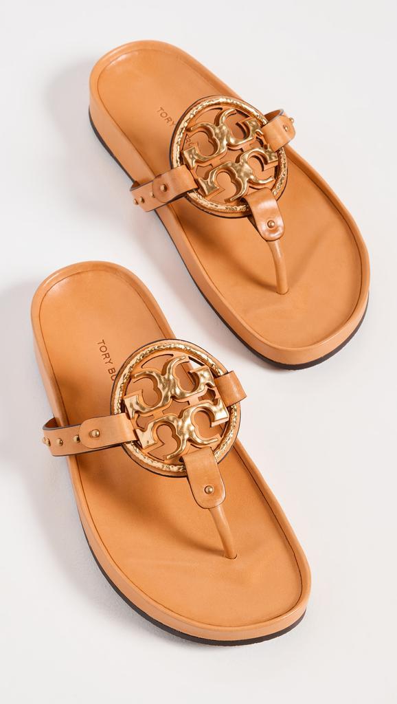 商品Tory Burch|Tory Burch Miller Cloud Vintage Plaque Sandals,价格¥2065,第4张图片详细描述