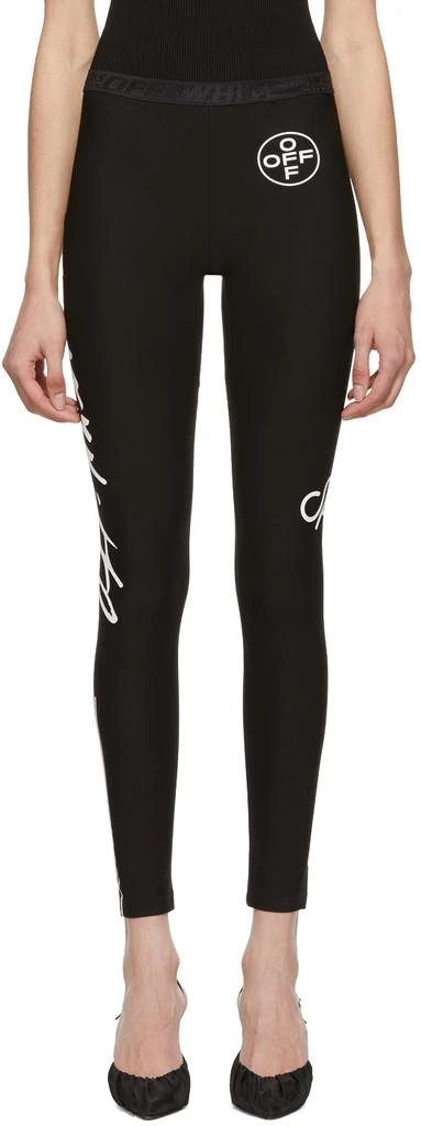 商品Off-White|Black Diag Leggings,价格¥2762,第1张图片