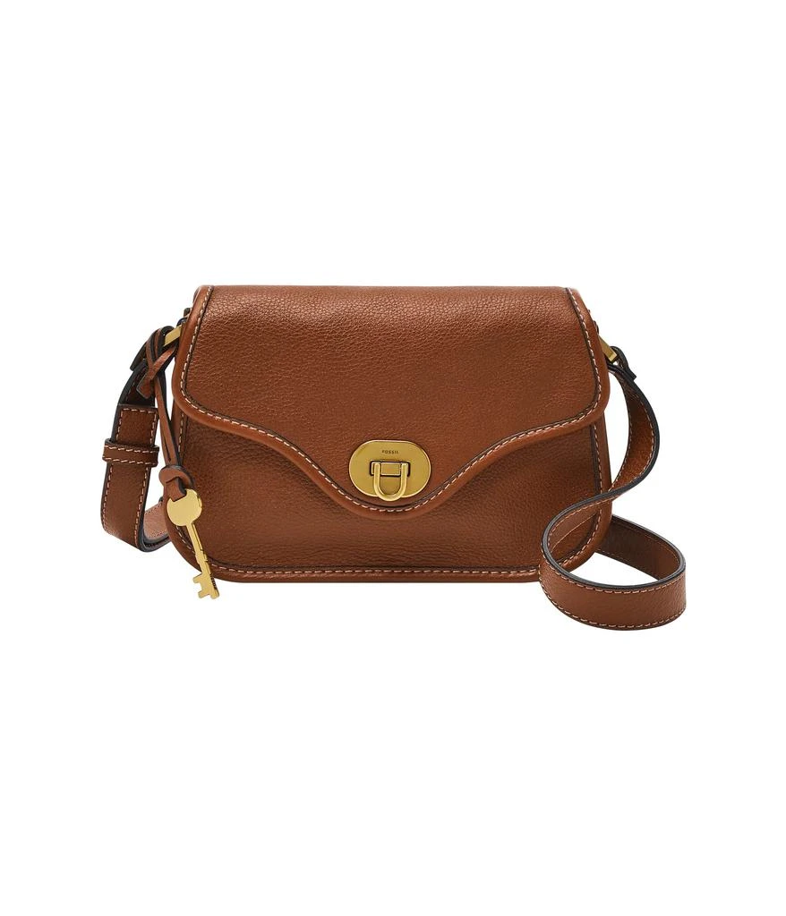 商品Fossil|Heritage Leather Mini Flap Crossbody,价格¥1460,第1张图片