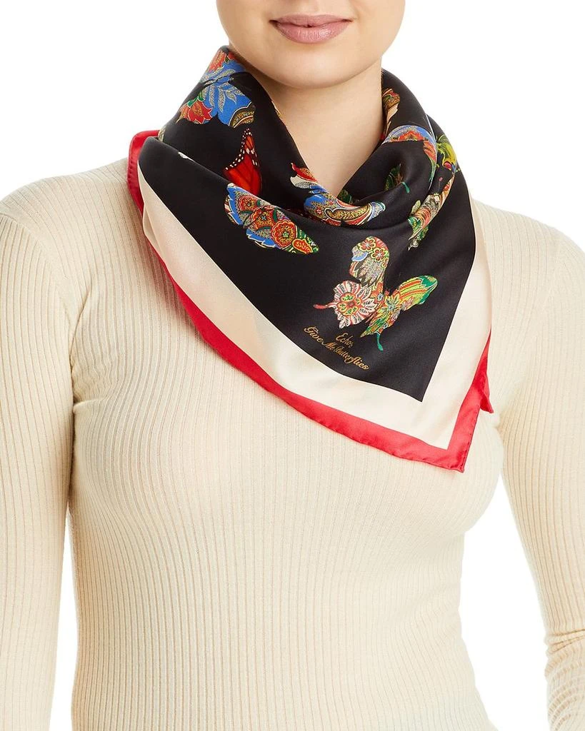 商品Echo Design|Give Me Butterflies Silk Scarf,价格¥1194,第1张图片详细描述