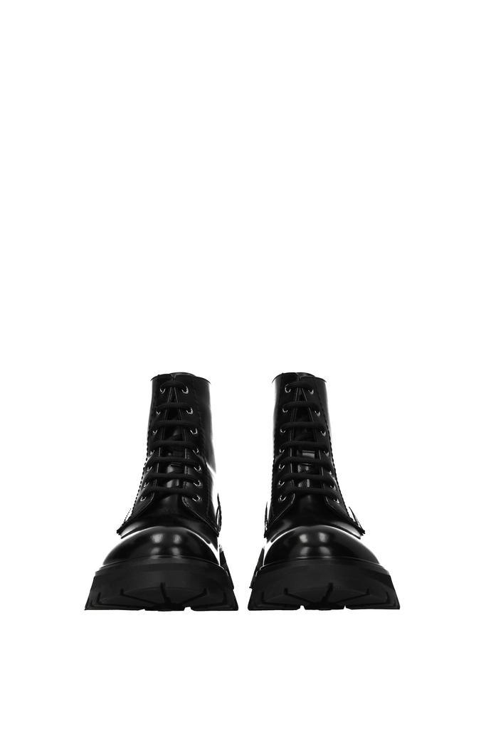 商品Alexander McQueen|Ankle boots Leather Black,价格¥4494,第5张图片详细描述