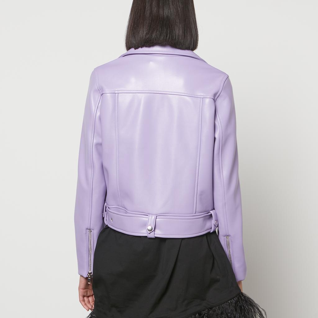 商品STAND STUDIO|Stand Studio Women's Esmeralda Biker Jacket - Powder Purple,价格¥741,第4张图片详细描述