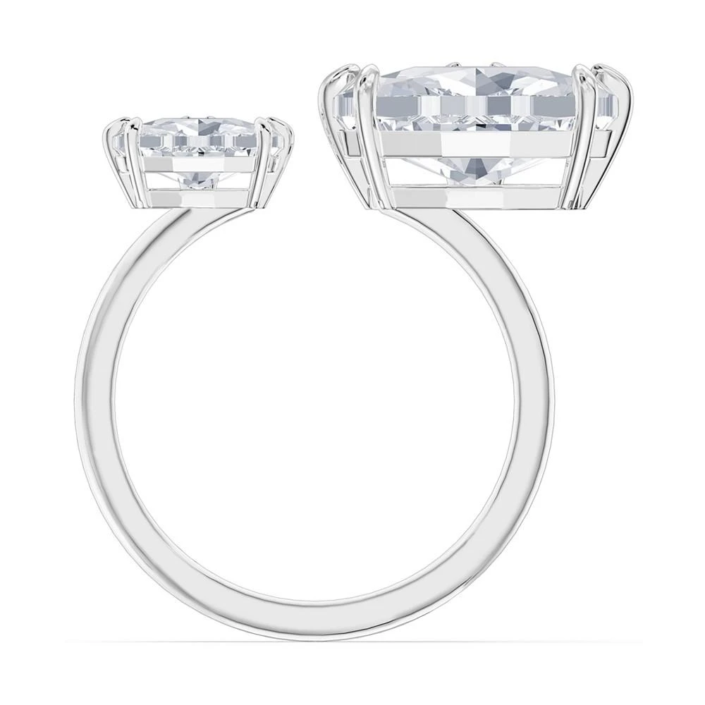 商品Swarovski|Silver-Tone Crystal Cuff Ring,价格¥566,第2张图片详细描述