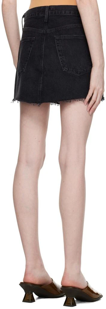 商品AGOLDE|Black Parker Denim Miniskirt,价格¥842,第3张图片详细描述