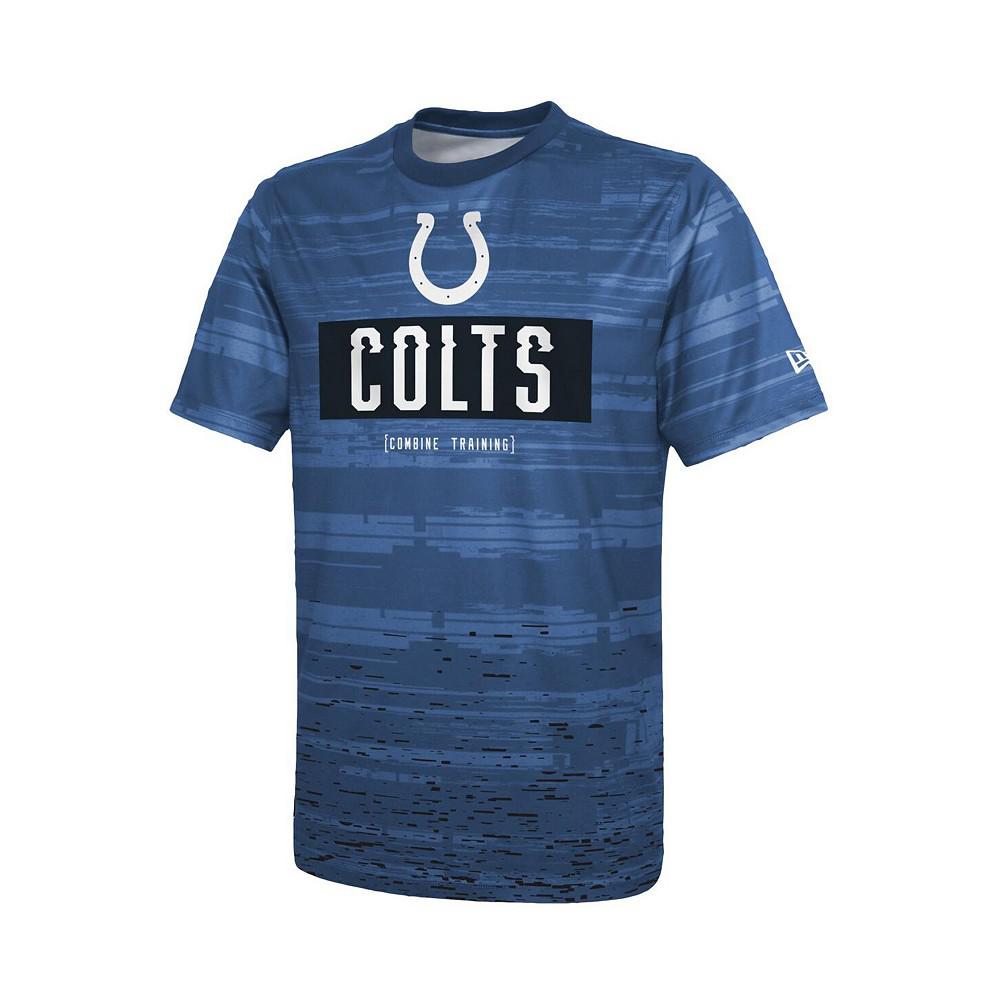 Men's Royal Indianapolis Colts Combine Authentic Sweep T-shirt商品第3张图片规格展示