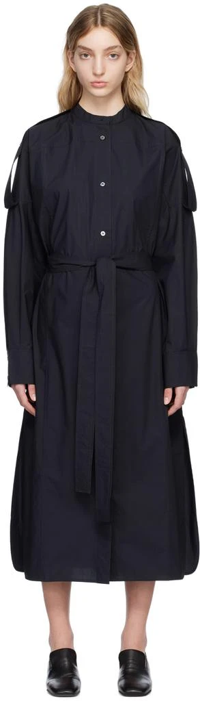 商品Studio Nicholson|Navy Itarsi Midi Dress,价格¥2072,第1张图片