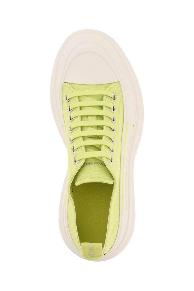 商品Alexander McQueen|CANVAS TREAD SLICK SNEAKERS,价格¥3028,第3张图片详细描述