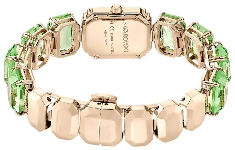 商品[国内直发] Swarovski|施华洛世奇Millenia方糖Uptown系列 腕表 石英机芯 金属表带 23mm 绿色表盘 女款 50m防水 5630834,价格¥3382,第4张图片详细描述