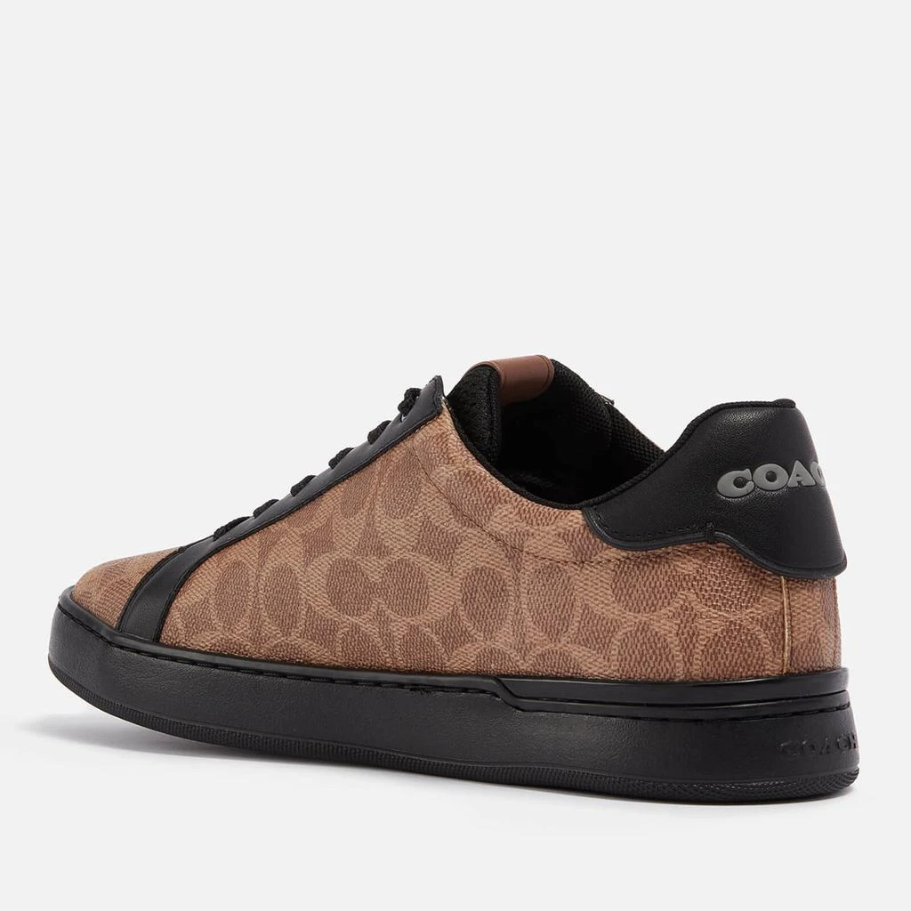 商品Coach|Coach Lowline Signature Printed Coated-Canvas Trainers,价格¥1052,第2张图片详细描述