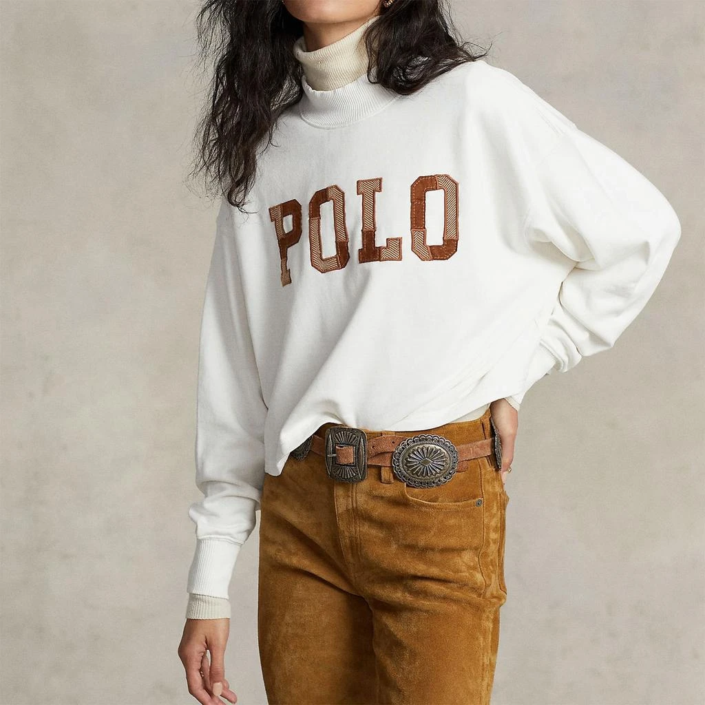 商品Ralph Lauren|Polo Ralph Lauren Nevis Logo-Appliquéd French Cotton-Terry Sweatshirt,价格¥802,第4张图片详细描述