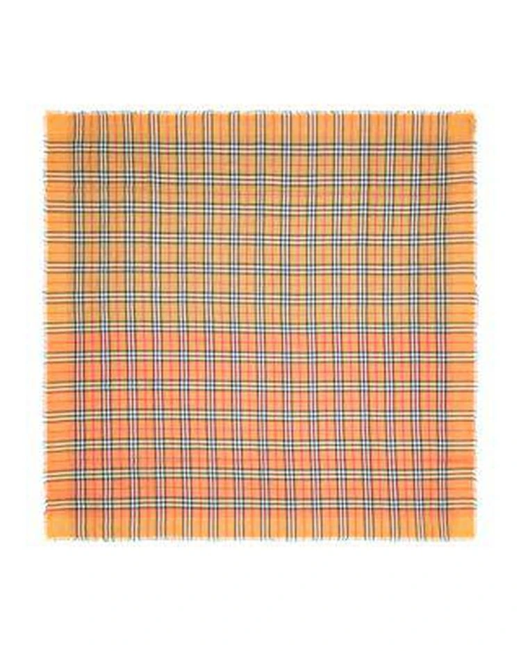 商品Burberry|Color-Block Vintage Check Scarf,价格¥2612,第2张图片详细描述