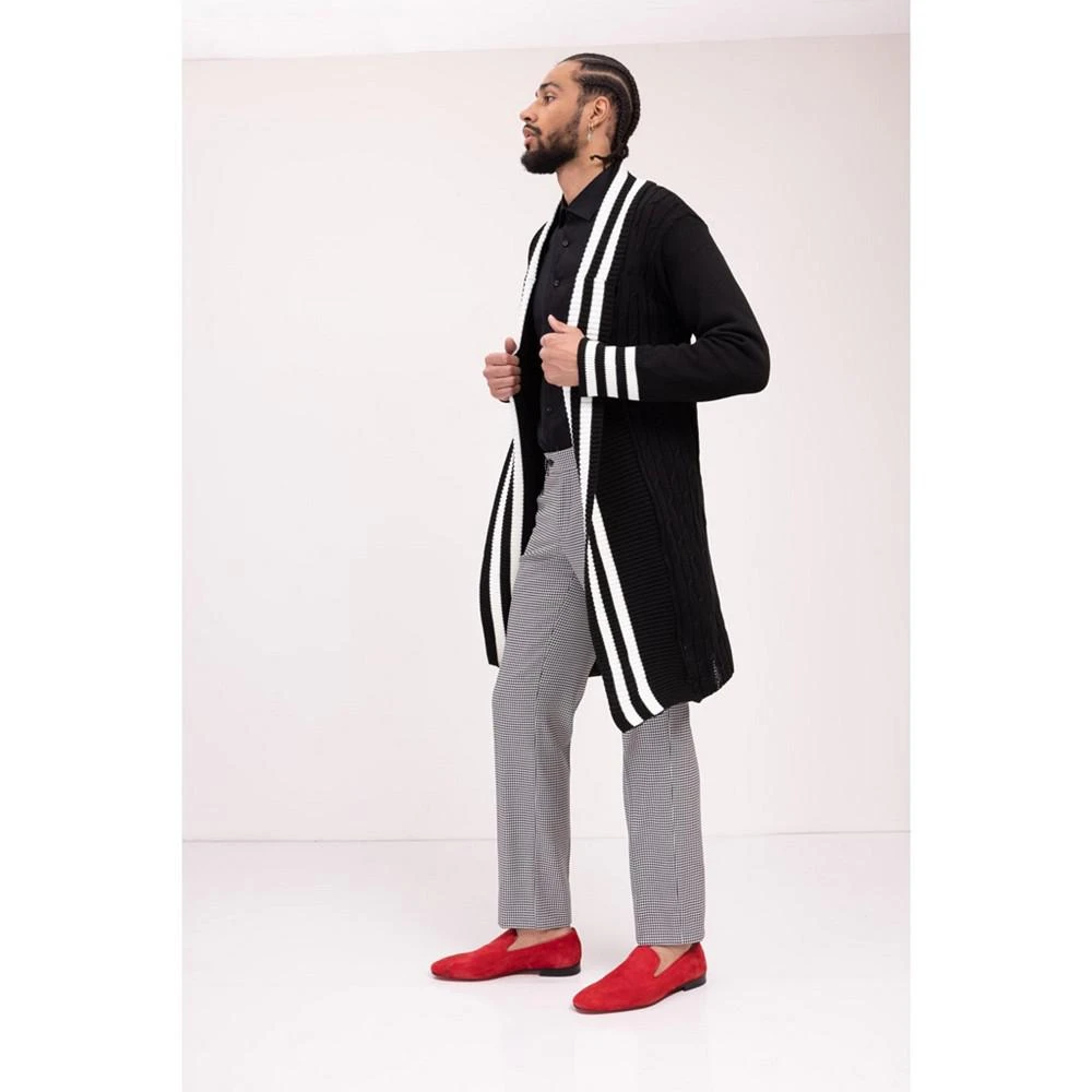 商品RON TOMSON|Men's Modern Longline Side Pocket Cardigan Sweater,价格¥1261,第4张图片详细描述