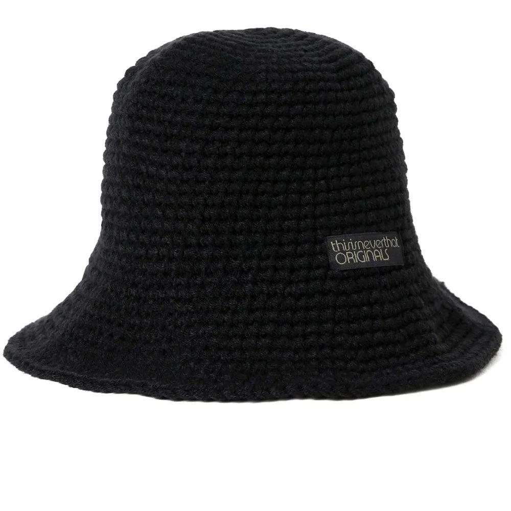 商品thisisneverthat|Knitted Bucket Hat 'Black',价格¥209,第2张图片详细描述