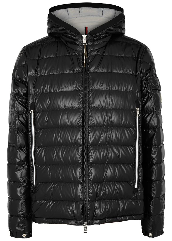 商品Moncler|Galion black hooded quilted shell jacket,价格¥8874,第1张图片