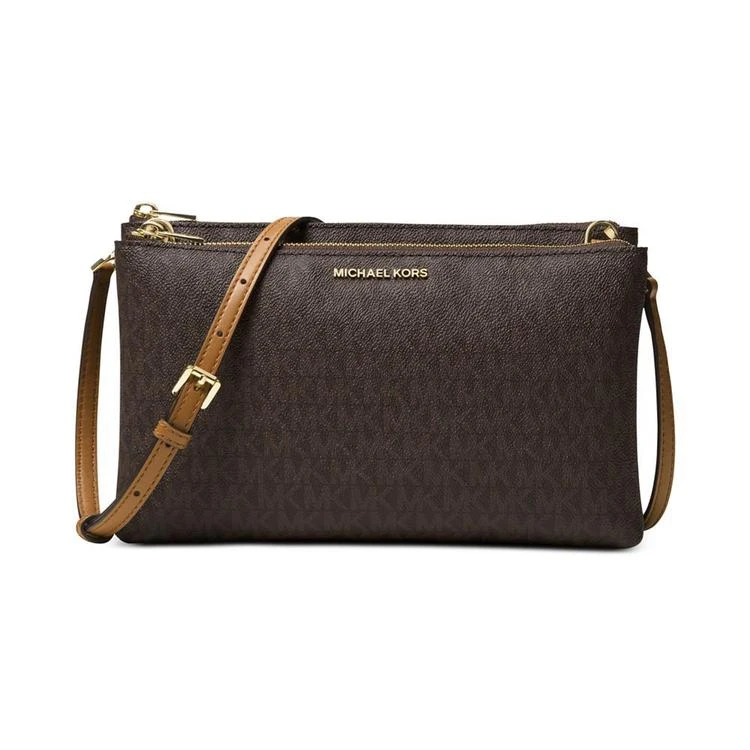 商品Michael Kors|Signature Adele Double-Zip Crossbody,价格¥1466,第1张图片